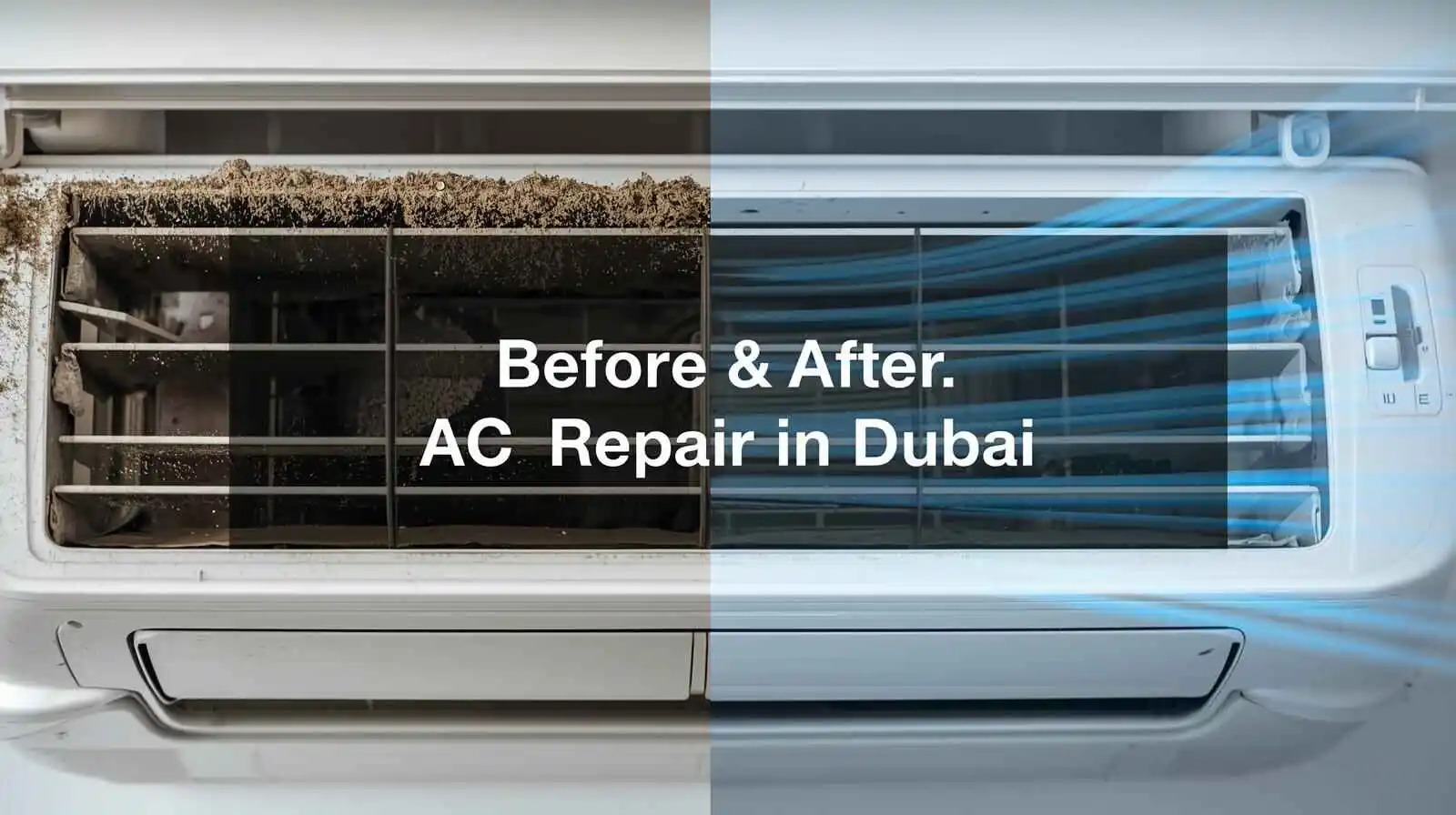 AC Repair before after result